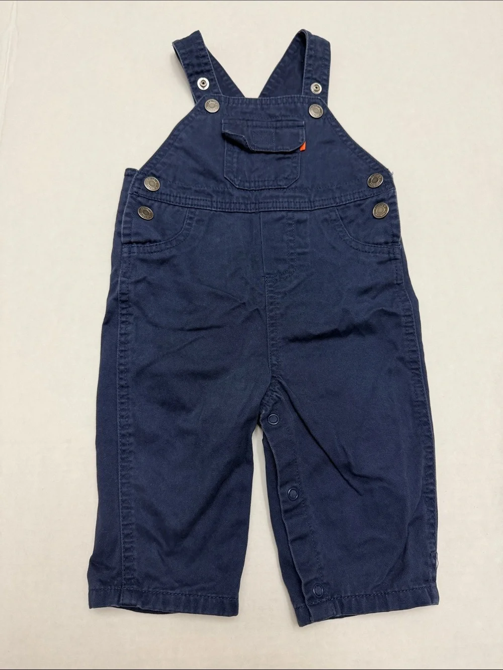 Carter's Baby 9M Navy Toddler Overalls with Front Pocket